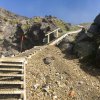 Treppen im Anstieg zum Mount Taranaki